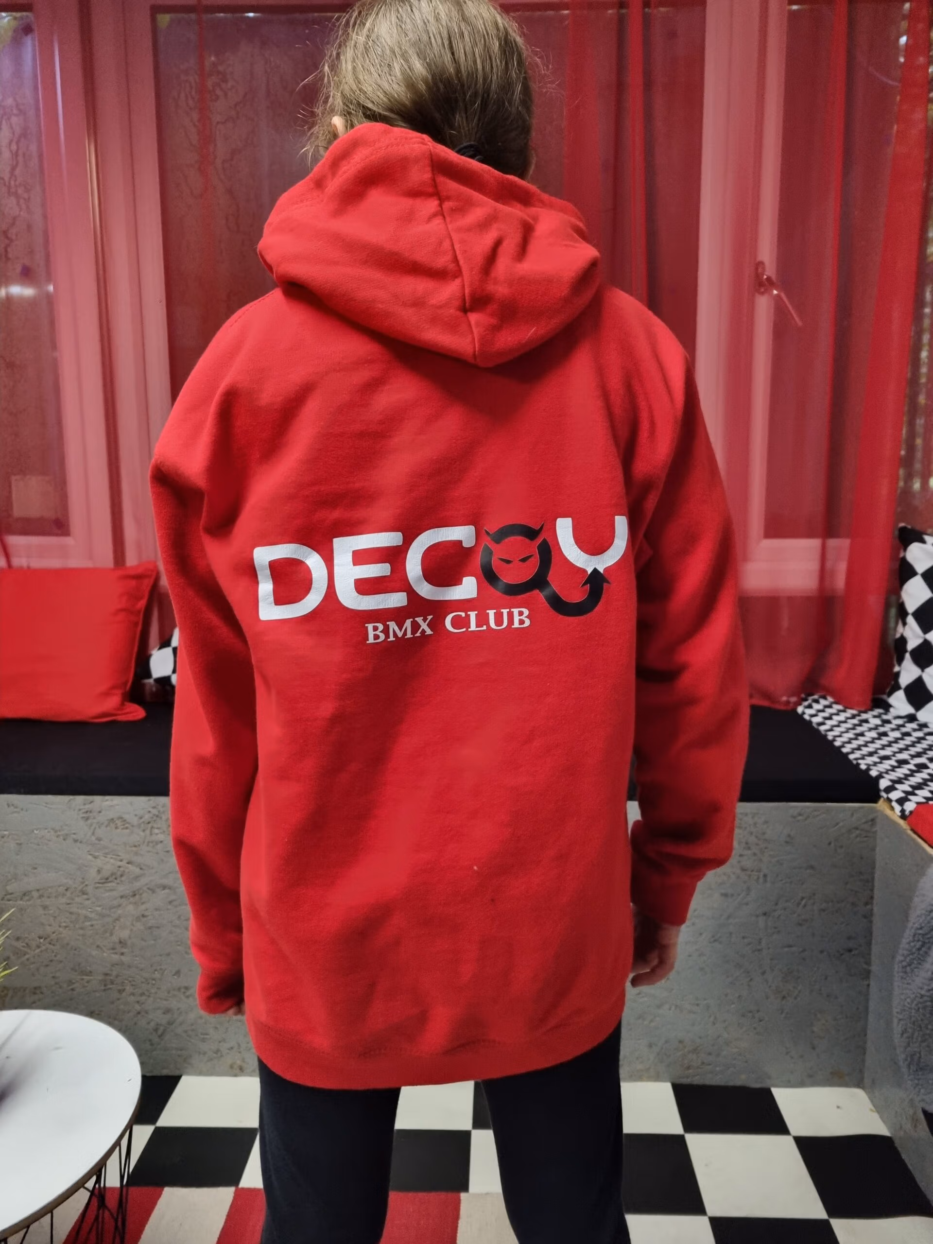 Decoy Red Hoodie - Image 3